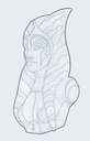 Ahsoka Tano Bust Still-Life