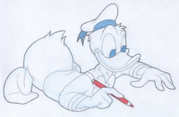 Donald Drawing